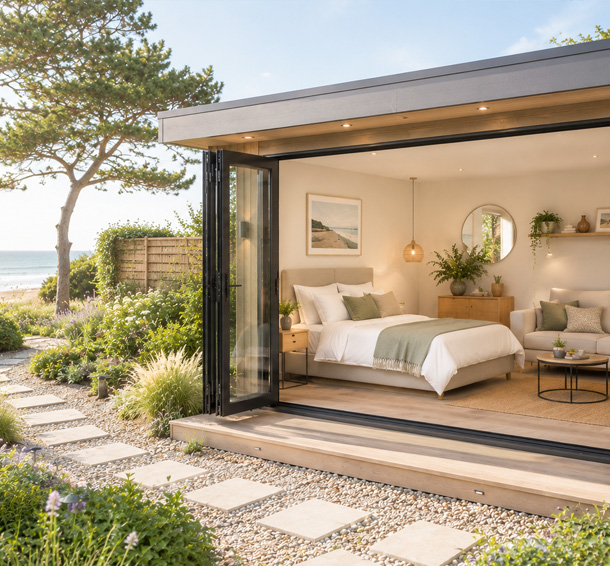 Atrium Garden Spaces in Leighton Buzzard & Aylesbury - outdoor annexe garden room cornwall