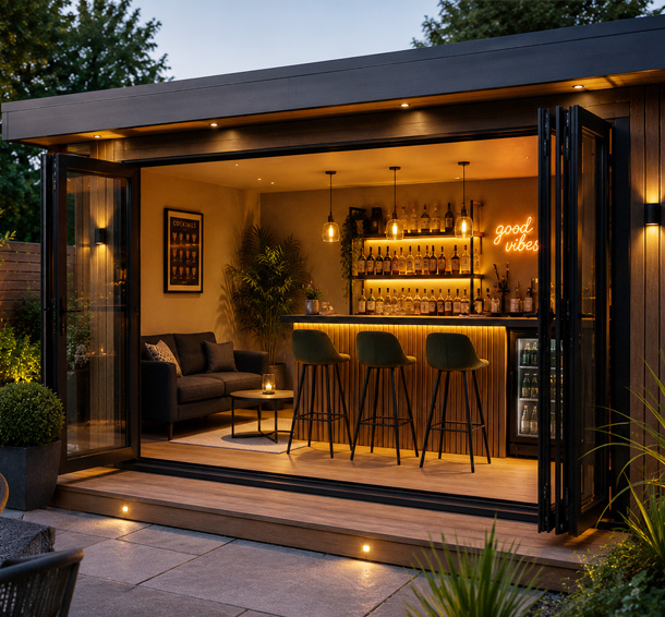 Atrium Garden Spaces in Leighton Buzzard & Aylesbury - bar garden room cornwall