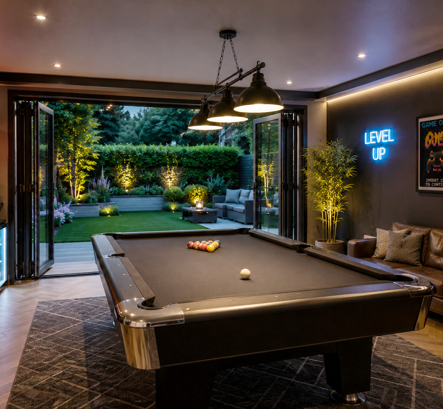 Customised games garden room 1