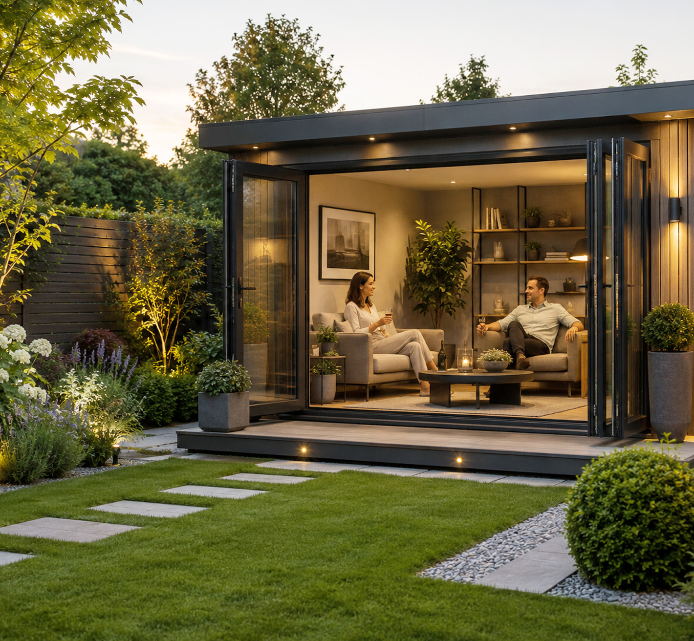 Customised lounge garden room