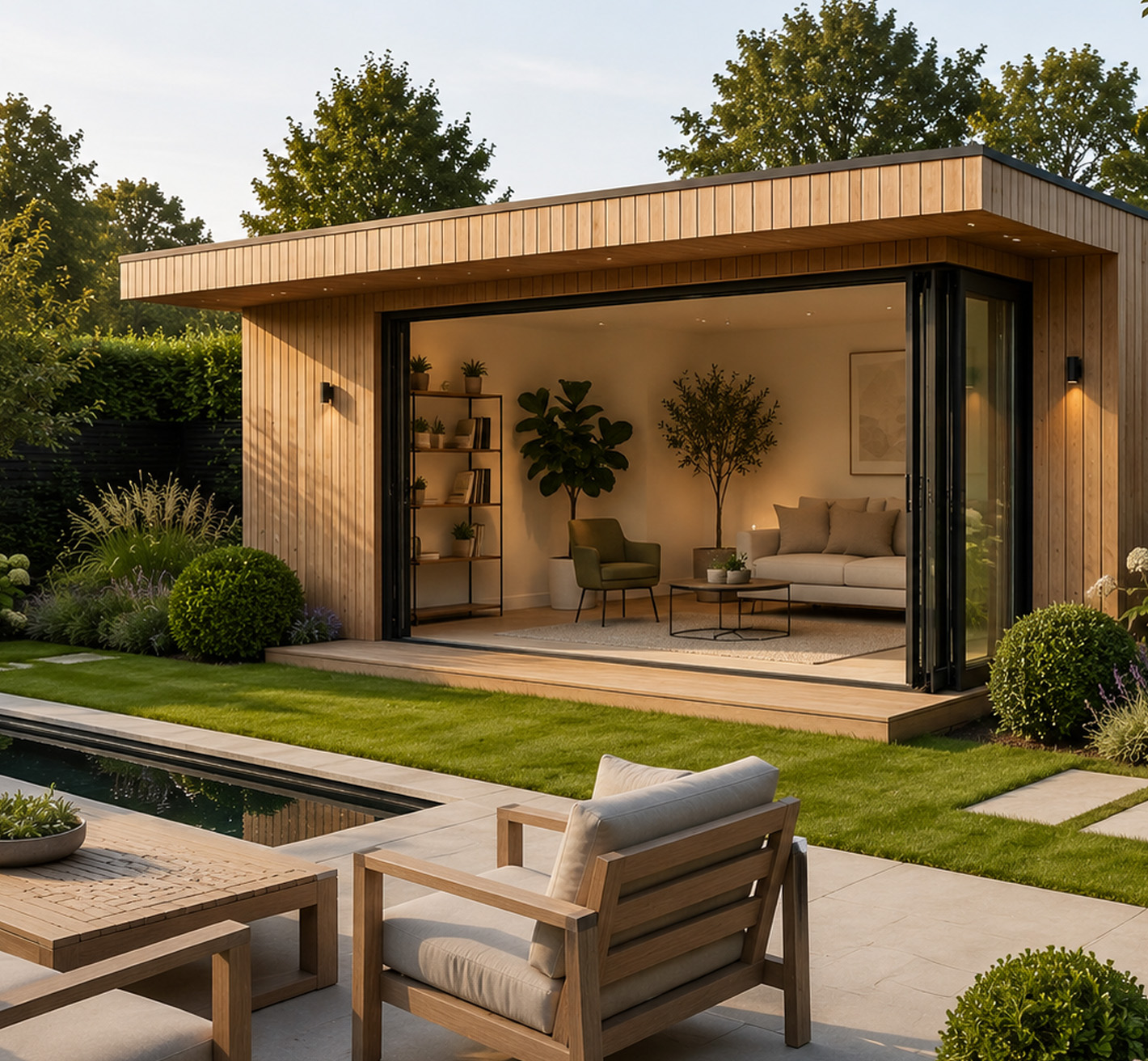 Custom lounge garden room